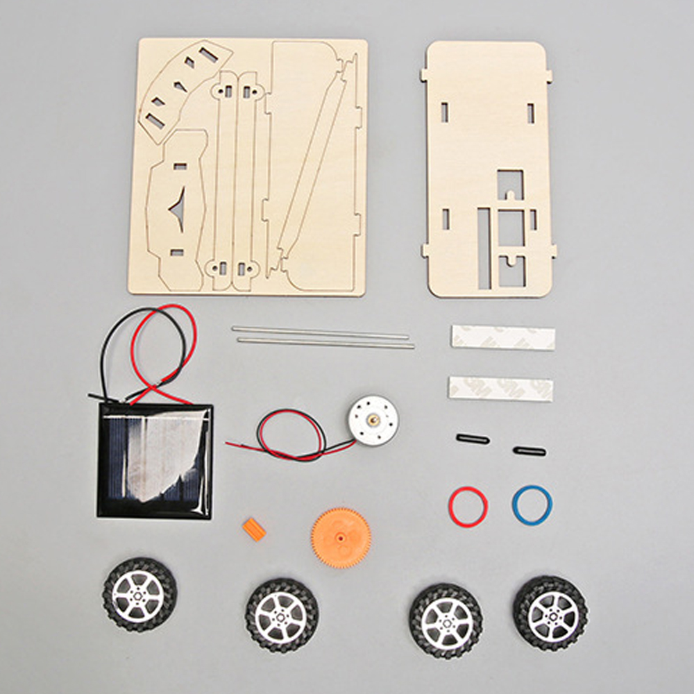 Science And Invention - Birleştirin Güneş DIY Araba Motor Robot