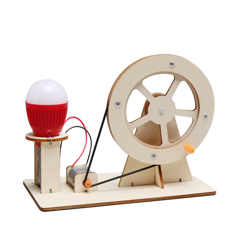 Science Project - Mini DIY El Krank Jeneratörü Ampul