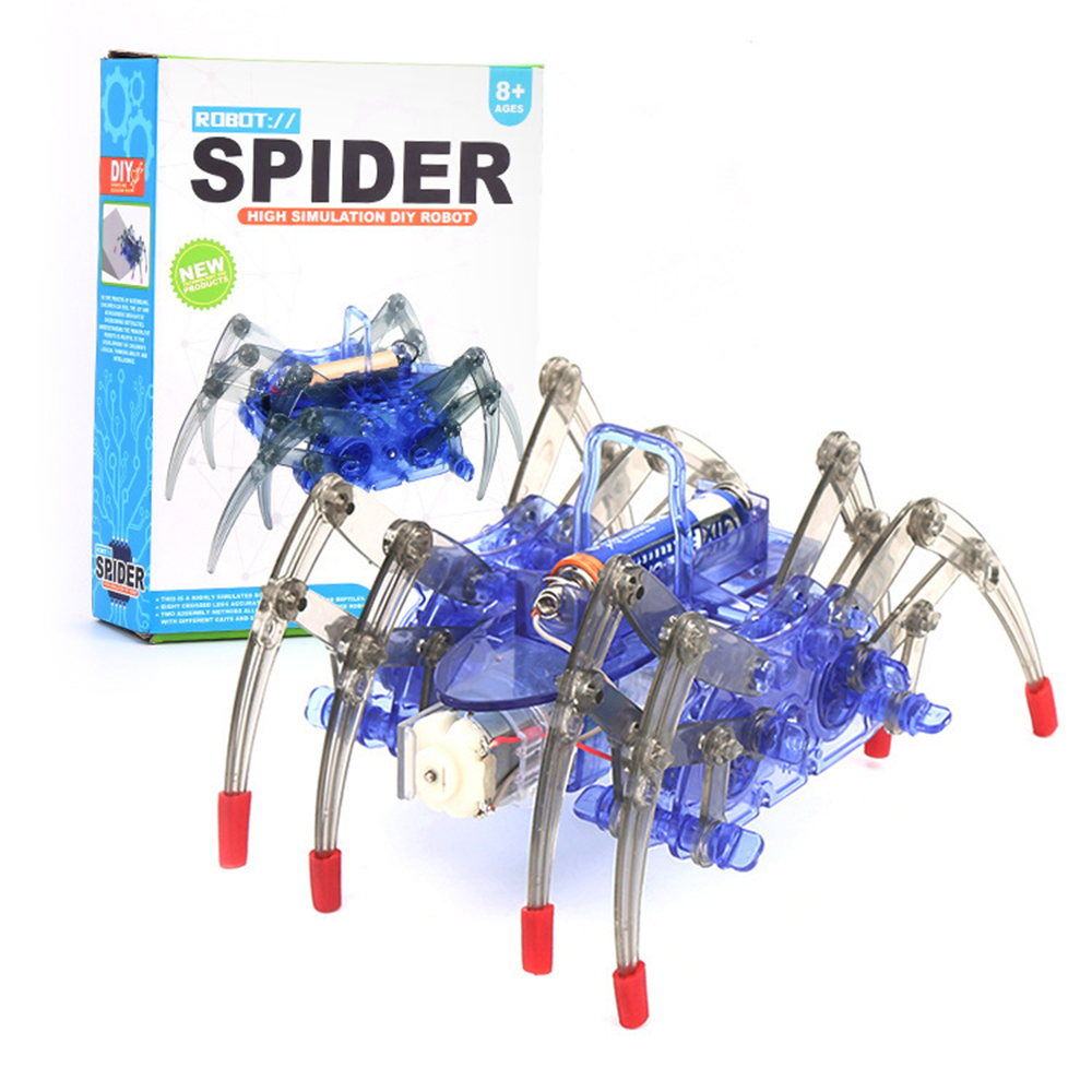 Science Robotics - Elektrikli Biyonik Örümcek Robot DIY Kiti,