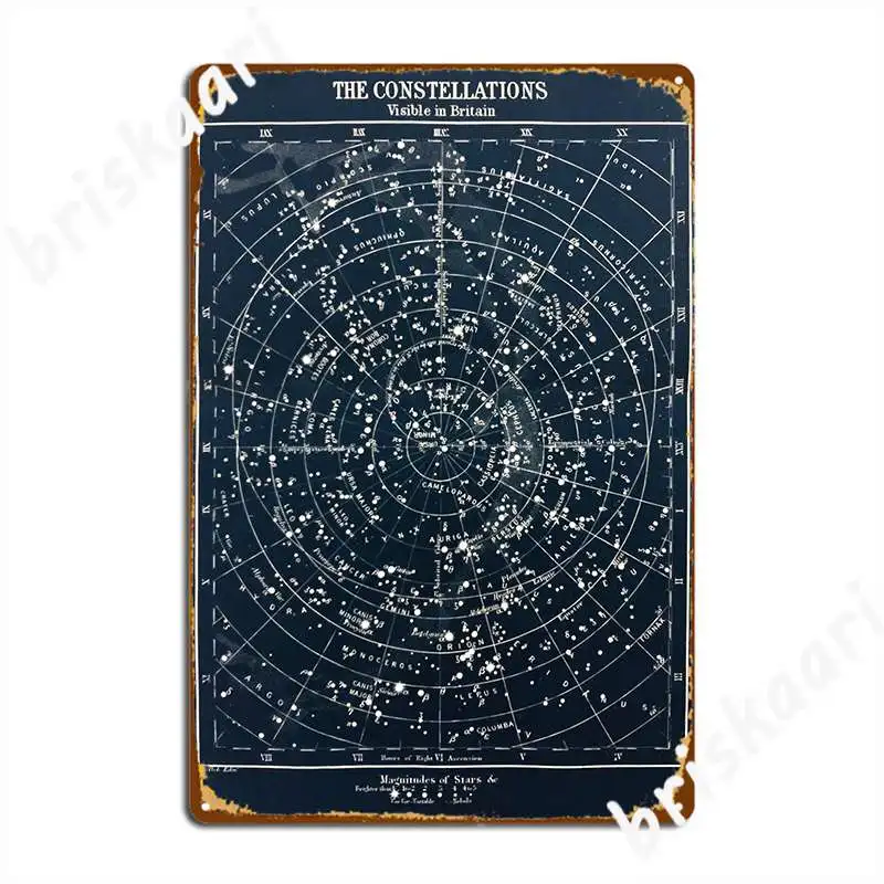 Vintage Yıldız Takımyıldızları - Star Map Poster incelemesi ve fiyatı