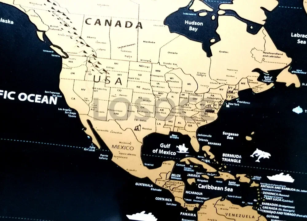 Yeni Deluxe Seyahat Kazı Kazan - Star Map Poster incelemesi ve fiyatı