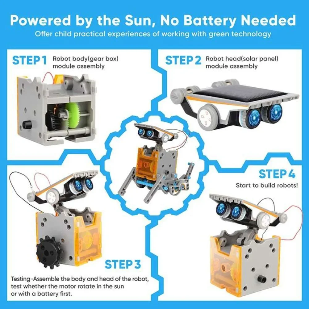 13 in 1 Güneş Enerjili Robot B - Science Robotics incelemesi ve fiyatı