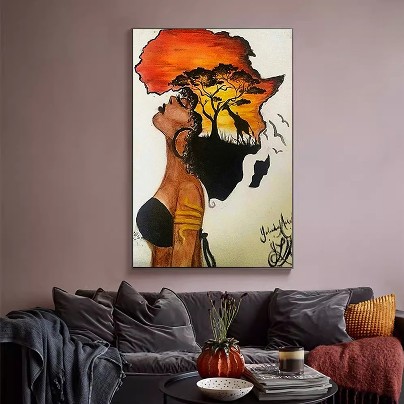 Klasik afrika kadın posterler  - Star Map Poster incelemesi ve fiyatı