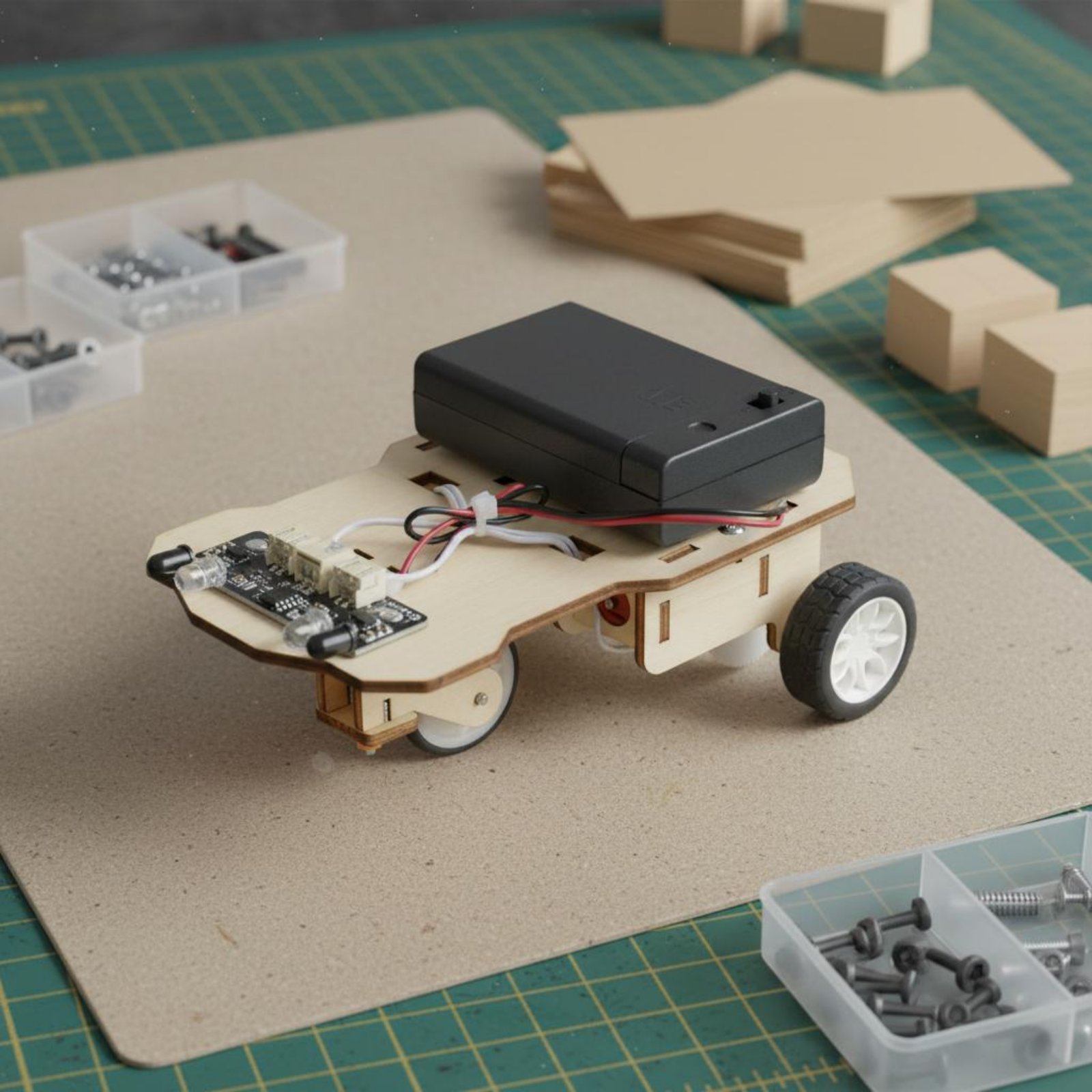 Ahşap Akıllı Araç Kiti Bilim v - Science Robotics incelemesi ve fiyatı